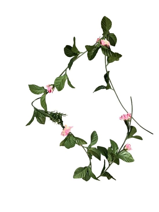Other - Artificial Pink Flower Garland Vine Wedding Decor Craft Used